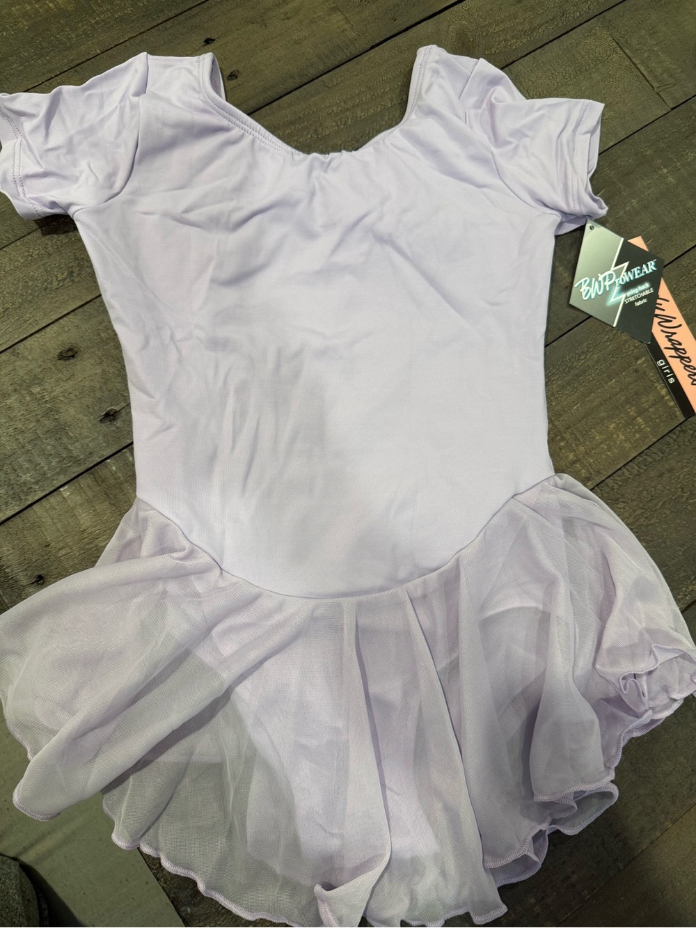 NWT Body Wrappers Lavender Ballet Leotard with Skirt